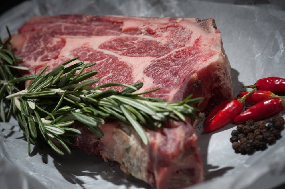 viande avec herbe
